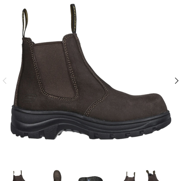SKETCHERS NEW men's work boots - Picture 2 of 6